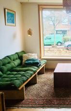 Handgemaakt massief houten daybed / design lounge bank, Ophalen, Zo goed als nieuw, 50 tot 100 cm, Minder dan 100 cm