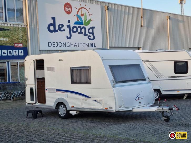 Bürstner Averso 420 TS - Mover - Voortent -, Caravans en Kamperen, Caravans, Bedrijf, tot en met 3, 750 - 1000 kg, Treinzit, Bürstner