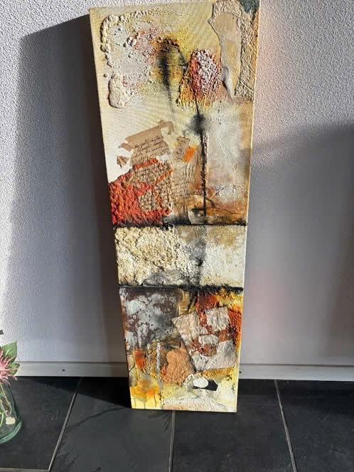 Schilderij Dario Bosa, Antiek en Kunst, Kunst | Schilderijen | Abstract, Ophalen