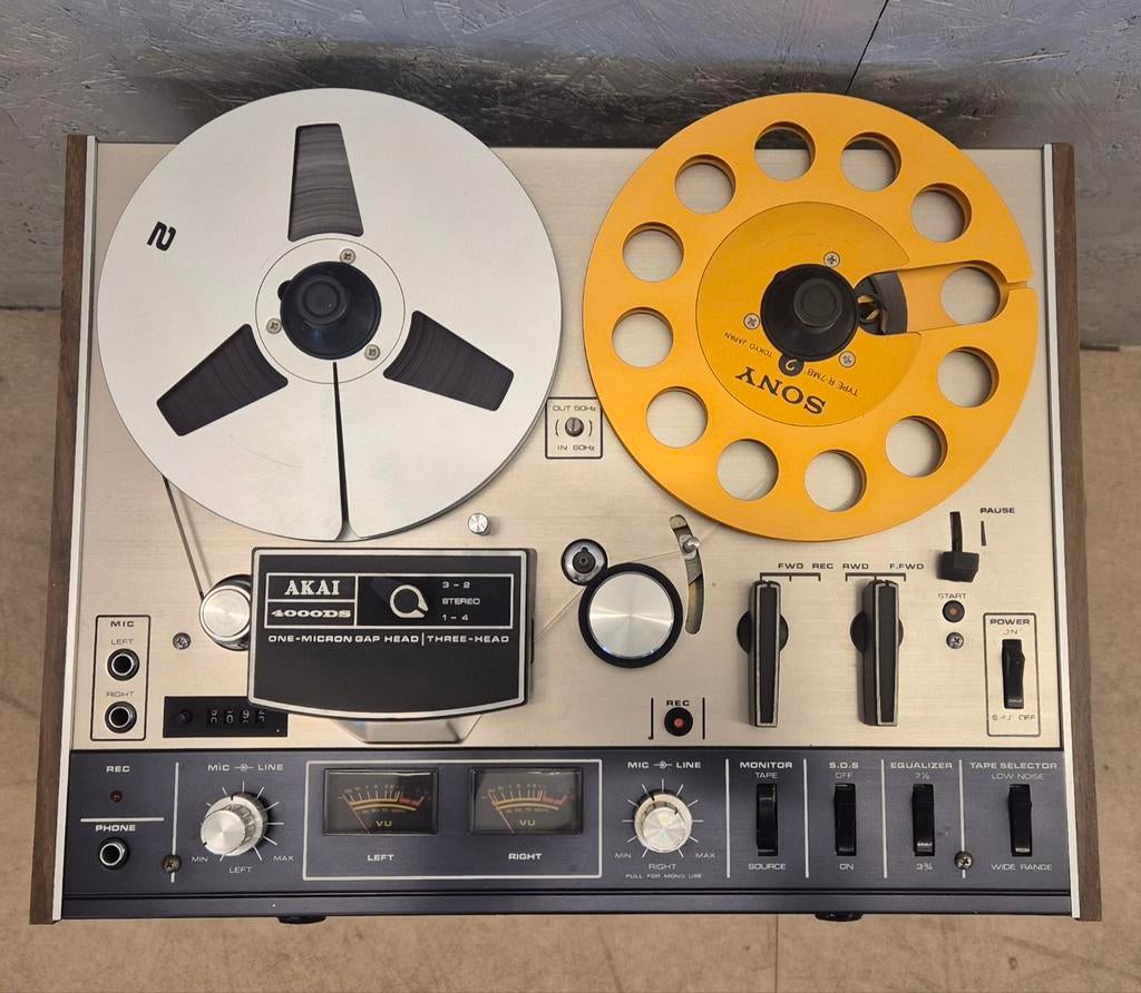 4000DS bandrecorder – vintage reel-to-reel – mooie staat, Ophalen of Verzenden, N.v.t, N.v.t, Bandrecorder