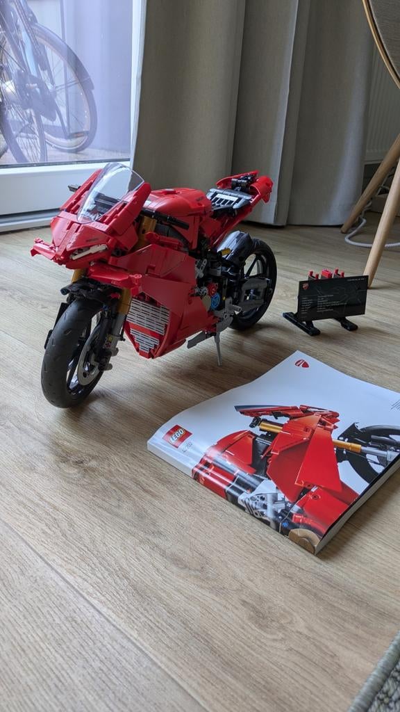 Lego technic Ducati V4S, Lego, Ophalen of Verzenden, Zo goed als nieuw, Complete set