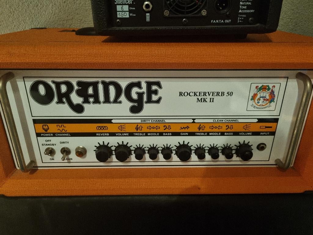 Orange rockerverb 50 mk2, Muziek en Instrumenten, Versterkers | Bas en Gitaar, Ophalen, Zo goed als nieuw, Gitaar, 50 tot 100 watt