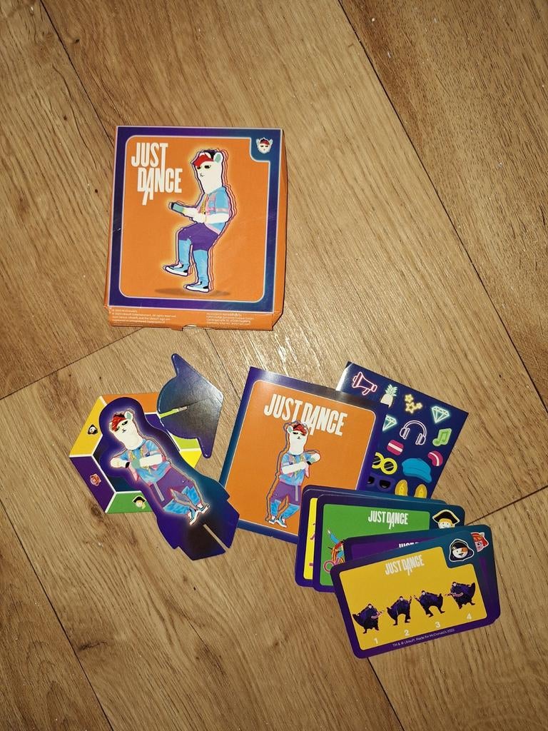 Just Dance McDonald's Happy Meal Kaartspel, Een of twee spelers, Ophalen of Verzenden, Zo goed als nieuw, McDonald's