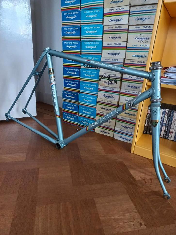 Gazelle champignons mondial, Fietsen en Brommers, Fietsen | Racefietsen, Gebruikt, Gazelle, 10 tot 15 versnellingen, Staal, 49 tot 53 cm