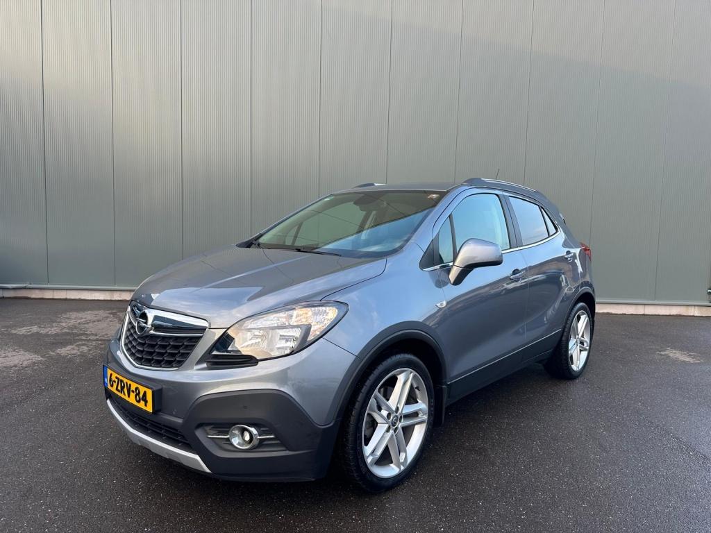 Opel Mokka 1.4 T Cosmo LEDER | OPEN DAK | ONDERHOUDSBOEKJE !, Auto's, Parkeersensor, Euro 5, 4 cilinders, Origineel Nederlands