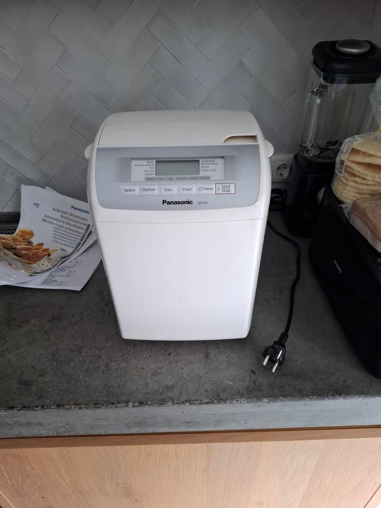 Panasonic sd 255 broodbakmachine, Ophalen, Gebruikt, Minder dan 60 m³, 3 snelheden of meer