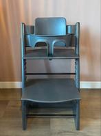 Stokke Tripp Trapp kinderstoel grijs + Baby Set, Ophalen, Zo goed als nieuw, Meegroeistoel, Aanschuifbaar