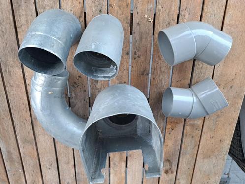 Goot stukken, Doe-het-zelf en Verbouw, Buizen en Afvoer, Nieuw, Bochten, Pvc, Minder dan 2 meter, 60 tot 80 mm, Ophalen of Verzenden