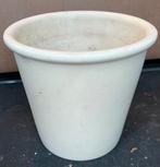 Ecru Bloempot, Tuin en Terras, Bloempotten, Ophalen, Gebruikt, Rond, Binnen