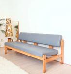 Retro Bank met Blauwgrijs Skai Leer, Ophalen