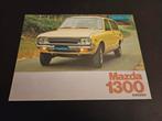 Brochure Mazda 1300 Estate 1977, Ophalen of Verzenden, Zo goed als nieuw, Mazda