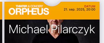2 kaarten tickets vanavond michael pylarzyck 1e rang !! beschikbaar voor biedingen
