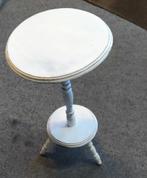 Mooie oude planten tafel, Minder dan 55 cm, Rond, Zo goed als nieuw, Hout