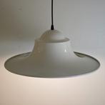 Vintage metalen hanglamp wit, Vintage, Ophalen of Verzenden, Zo goed als nieuw, Metaal