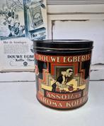 Grote ronde trommel Douwe Egberts, Verzamelen, Ophalen of Verzenden, Gebruikt, Koffie