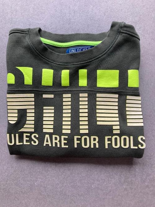 Trui donkergroen maat 152 / 158, Kinderen en Baby's, Kinderkleding | Maat 158, Zo goed als nieuw, Jongen, Trui of Vest, Ophalen of Verzenden
