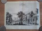 Oude prent van Utrecht door P.J. van Liender, 1756, Antiek en Kunst, Kunst | Tekeningen en Foto's, Ophalen of Verzenden