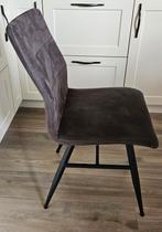 6 antracietgrijze eetkamerstoelen te koop, Ophalen, Zo goed als nieuw, Vijf, Zes of meer stoelen