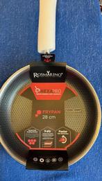 Rosmarino HexaPRO Koekenpan - Inductie (+Alle) 20/24/28cm, Nieuw, Ophalen of Verzenden, Rvs, Keramische plaat