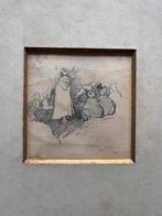 Originele tekening van Jacobus van Looy – gesigneerd, Ophalen of Verzenden