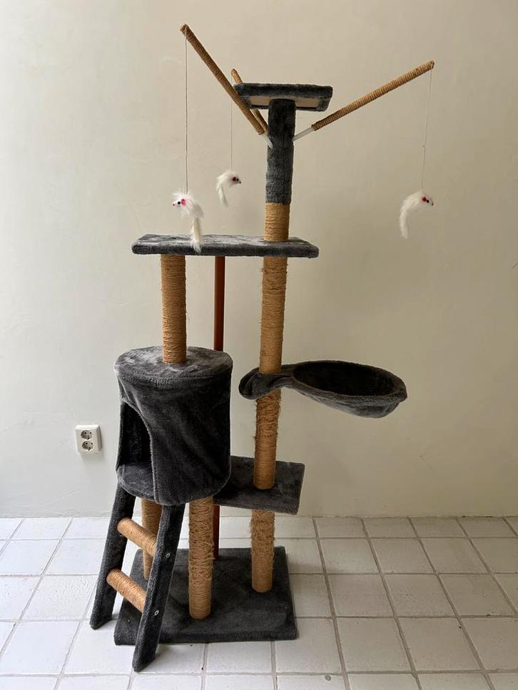 Krabpalen, hangmat, accessoires, Dieren en Toebehoren, Krabmeubelen, Zo goed als nieuw, Krabpaal, Ophalen of Verzenden