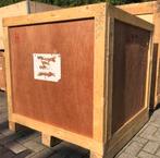 Houten kist krat 1 kuub met deksel voor brandhout of hooi, Doe-het-zelf en Verbouw, Kratten en Dozen, Ophalen, 100 cm of meer