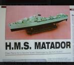 Bouwtekening  H.M.S. Matador Matador, Hobby en Vrije tijd, Ophalen of Verzenden, Zo goed als nieuw, Overige merken