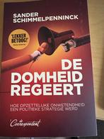 De domheid regeert, Boeken, Verzenden, Maatschappij en Samenleving, Nieuw, Sander Schimmelpenninck