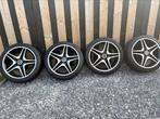 Orginele Mercedes AMG velgen, Auto-onderdelen, Banden en Velgen, Ophalen, 17 inch, Winterbanden, Band(en)