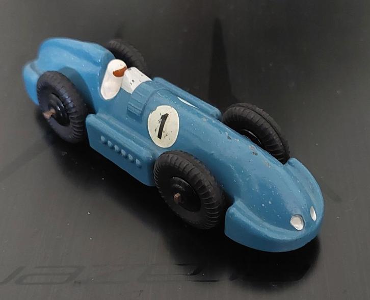 Dinky Toys Speed of the Wind 23E schaarse kleur blauw, Hobby en Vrije tijd, Modelauto's | 1:43, Gebruikt, Auto, Dinky Toys, Ophalen of Verzenden