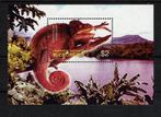 micronesie 2003 pf blok kameleon hagedissen reptielen, Ophalen of Verzenden, Postfris, Dier of Natuur