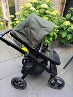 Dubatti two kinderwagen groen compleet, Kinderen en Baby's, Kinderwagens en Combinaties, Gebruikt, Verstelbare duwstang, Ophalen