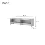 Concept opzetkast (60 cm hoog) - Wit hoogglans, Huis en Inrichting, Slaapkamer | Bedden, Niet ingevuld, Niet ingevuld, Niet ingevuld