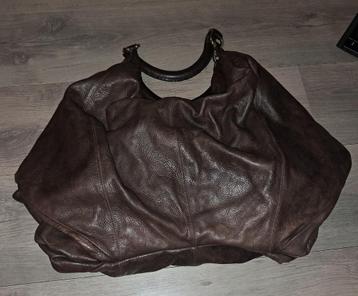 Super mooie luxe bruine leren dames Tas van Lupo beschikbaar voor biedingen