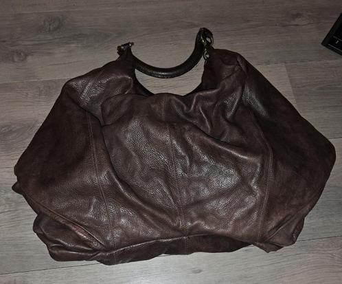 Super mooie luxe bruine leren dames Tas van Lupo, Sieraden, Tassen en Uiterlijk, Tassen | Damestassen, Zo goed als nieuw, Schoudertasje