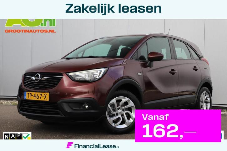 Opel Crossland X 1.2 Turbo Innovation 16 inch LMV Navigatie, Auto's, Opel, Bedrijf, Lease, Financial lease, Crossland X, ABS, Airbags