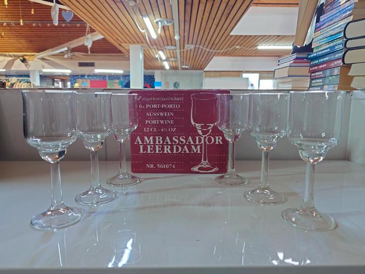 Port Ambassador Leerdam glazen, Antiek en Kunst, Antiek | Glas en Kristal, Ophalen