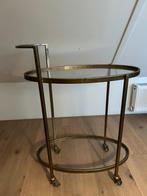 Drank trolley op wielen, Ophalen, Metaal of Aluminium, Zo goed als nieuw, 75 cm of meer