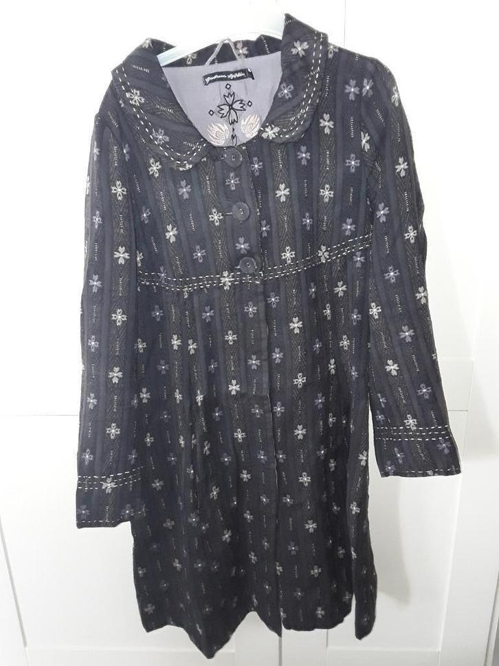 Mooie jas Gudrun Sjoden maat S/M, Kleding | Dames, Jassen | Winter, Zo goed als nieuw, Maat 36 (S), Zwart, Ophalen of Verzenden