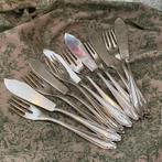 Antiek verzilverd Vis Couvert, Antiek en Kunst, Antiek | Bestek, Ophalen of Verzenden