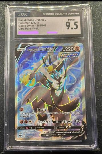 Rapid Strike Urshifu V #152 * Pokémon Battle Styles CGC 9.5 beschikbaar voor biedingen