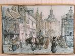 Litho/Schilderij Dromedaris Enkhuizen in Lijst, Ophalen of Verzenden