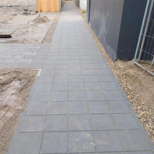 stoep of grindtegels gevraagd, Tuin en Terras, Tegels en Klinkers, Gebruikt, Terrastegels, Beton, 10 m² of meer, Ophalen of Verzenden