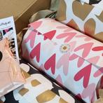 Toonbankrol cadeaupapier hartjes winkelrol inpakpapier hart, Verzenden, Nieuw