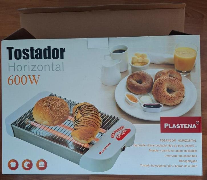 Broodrooster voorzien van 2 quartz lampen, zie beschrijving, Witgoed en Apparatuur, Grillplaten, Nieuw, Ophalen of Verzenden