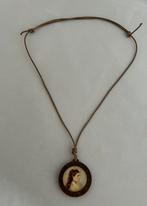 Vintage girl wax ketting, Ophalen of Verzenden, Nieuw, Overige materialen, Verstelbaar