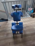 Blauwe massagestoel, Gebruikt, Blauw, Ophalen of Verzenden, Metaal