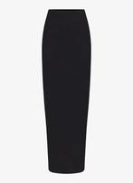 SKIMS maxi rok nieuw zwart rib small, Zwart, Nieuw, Ophalen of Verzenden, Maat 36 (S)