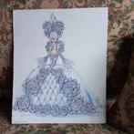 Posterkarton Marie Antoinette, Ophalen of Verzenden, Gebruikt
