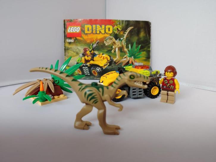 Lego | Dino | Coelophysis hinderlaag | 5882, Kinderen en Baby's, Speelgoed | Duplo en Lego, Gebruikt, Lego, Complete set, Ophalen of Verzenden